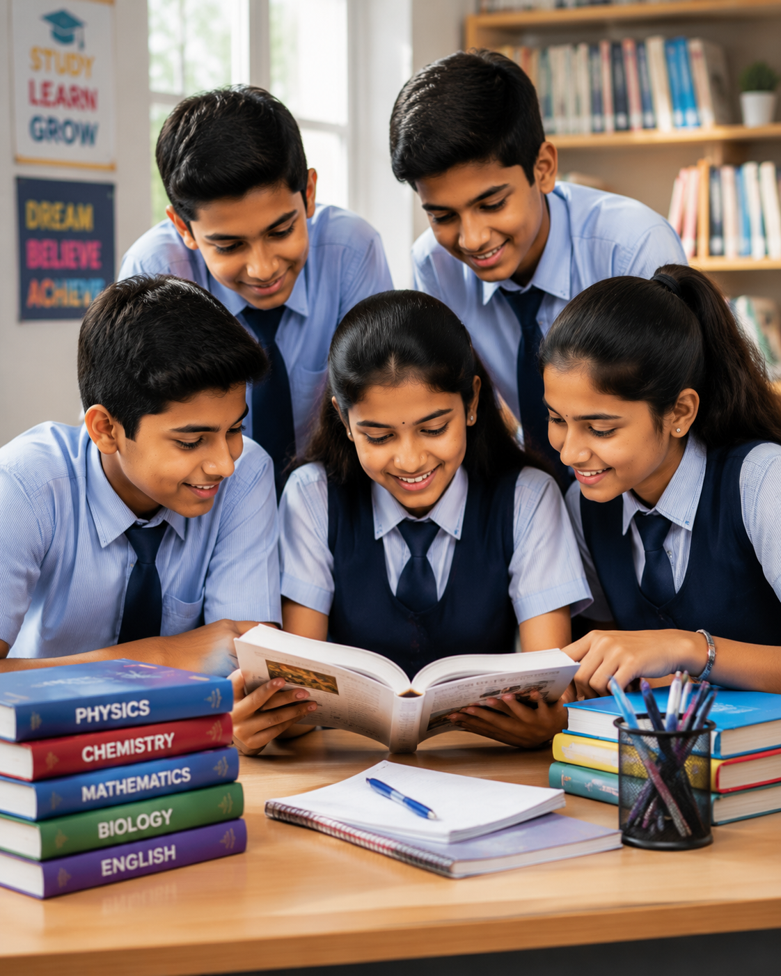 Student receiving academic guidance